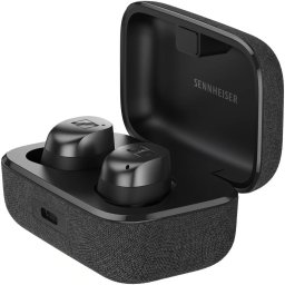 Casti Sennheiser Momentum True Wireless 4 Bluetooth Microfon Black Graphite