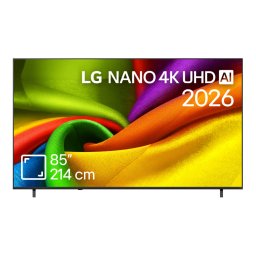 Televizor LED Smart LG NANO 4K UHD AI NU8E 85Inch / 214CM 4K Ultra HD 60Hz Clasa E Model 2026