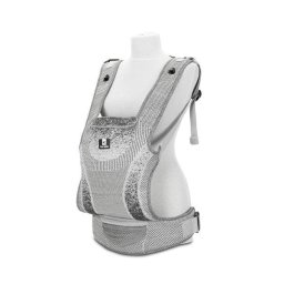 Marsupiu Lorelli Marsupiu ergonomic pentru bebelusi, Mia, pozitii multiple de purtare, 4-36 luni, Grey