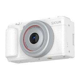 Aparat Foto Digital SJCAM ZV200 80MP Rezolutie 5K Ecran IPS 2.8Inch Zoom Digital 16x Alb