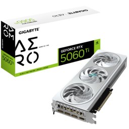 Placa video Gigabyte nVidia GeForce RTX 5060 Ti AERO OC 16GB GV-N506TAERO OC-16GD, GDDR7, 128 bit