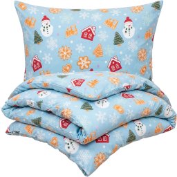 Lenjerie de pat din flanel 4Home Sweet Winter, 140x 200 cm, 70 x 90 cm, 140 x 200 cm, 70 x 90 cm