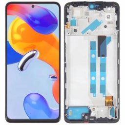 Display cu touchscreen si rama Xiaomi Redmi Note 11 Pro 4G Negru INCELL