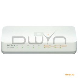 D-Link, Switch Desktop 8 porturi 10/100Mbps, plastic, DLinkGO