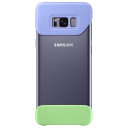 Husa Bumper Samsung Protective Cover EF-MG950CBEGWW pentru Samsung Galaxy S8, blister ,Violet/Verde