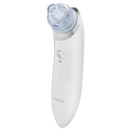 Aparat pentru indepartarea punctelor negre Proficare, Vacuum Blackhead Remover, fara fir, pentru toate tipurile de ten, elimina cosuri, puncte negre, comedoane, micsoreaza porii, 5 trepte de putere, 4 capete incluse, alb
