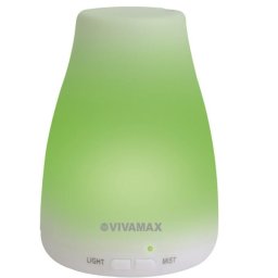 Vaporizator de aroma cu ultrasunete, Vivamax, Lumina de noapte, emisie de vapori 30 ml pe ora, Color