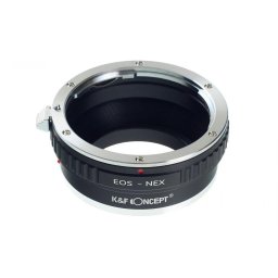 Adaptor montura K&F Concept EOS-NEX de la Canon EOS la Sony E-Mount (NEX)