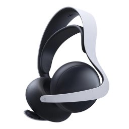 Casti Sony Pulse Elite Wireless cu banda de sustinere pentru gaming, cu microfon, Bluetooth, Negru-Alb