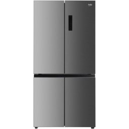 Side by side Beko GNO52223MXPN, 522 l, Clasa D, No Frost, H 190 cm, Inox Look