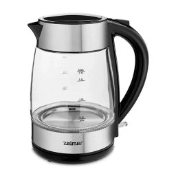 Fierbator de apa Zelmer ZCK8011, capacitate 1.7 L, 2200W, oprire automata, sticla