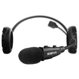 Sistem de comunicare pentru motociclete, SENA 3SPLUS-B-10, Moto Intercom, Bluetooth 4.1, Raza de actiune 900 metri, Singur set, Negru