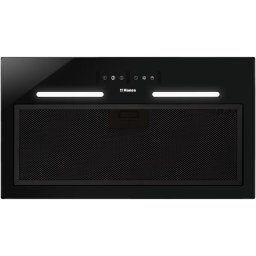 Hota incorporabila decorativa Hansa OMP6553BGH, Putere de absorbtie 462mc/h, Iluminare LED, Touchless - Control prin gesturi, 55 cm, Negru