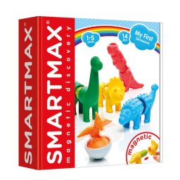 Joc magnetic Smart Games - Smart Max, My First Dinosaurs, Primii mei dinozauri, 14 piese
