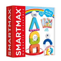 Joc magnetic Smart Games - Smart Max, My First Acrobats, Primii mei acrobati, 10 piese