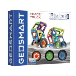 Joc magnetic Smart Games - Geo Smart, Space Truck, Camionul spatial, 42 piese