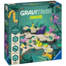 Joc de constructie Gravitrax Junior pentru copii de la 3 ani - My Jungle - set de baza, Jungla