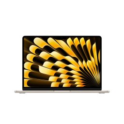 Laptop Apple MacBook Air 13.6 inch, M5 CPU 10 nuclee GPU 10 nuclee, 16GB RAM, SSD 512GB, tastatura International English, adaptor 30W, Starlight