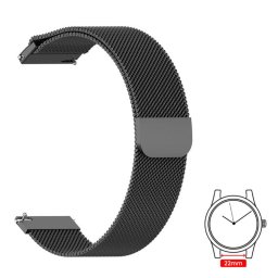 Curea Techsuit W009 pentru Huawei Watch Fit 5 Pro / Fit 5 / Fit 4 Pro / Fit 4 / Fit 3, Neagra