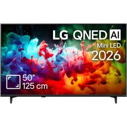 Televizor LG QNED 55QNED70B3C, 125 cm, Smart, 4K Utra HD, Clasa F (Model2026), Negru