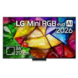 Televizor LG MiniRGB evo 86MRGB87B3B, Model 2026, 217 cm, Smart, 4k Ultra HD, 144 Hz, Clasa D, Wi-Fi, Negru