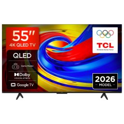 Televizor TCL QLED 55QLED780L, 138 cm, Smart Google TV, 4K (Model 2026), Negru