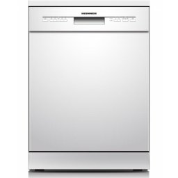 Masina de spalat vase Heinner HDW-FSM60514WE++, 14 seturi, Clasa E, Control electronic, 5 programe: intensiv, universal, eco, 90 min, rapid 30 min, functie hald load, Aquastop, Blocare acces copii, Latime 60 cm, Alb