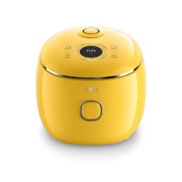 Aparat multifunctional de gatit orez Tefal Pop RK5352E0, 350 W, 8 programe, capacitate 0.7 L, NFC integrat, tehnologie Fuzzy Logic, functie mentinere la cald, tehnologie digitala, design compact, Galben