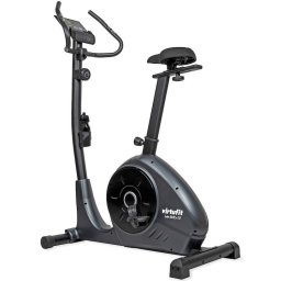 Bicicleta de exercitii VirtuFit Low Entry Bike 1.0, Negru, 105x51x143cm, Volanta 19kg, Rezistenta magnetica 8 nivele, Max 140kg