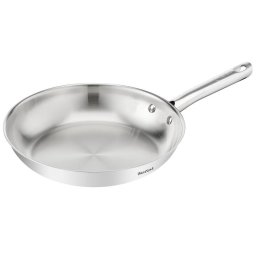 Tigaie universala Tefal Duetto On, 28 cm, inox, inductie, maner ergonomic, incalzire rapida & uniforma, argintiu