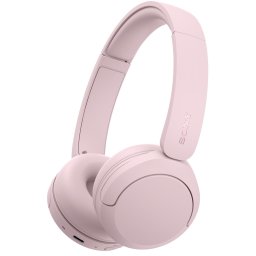 Casti Sony WH-CH530P, Wireless, Bluetooth, Multipoint connection, Microfon, Egalizator pe 10 benzi, Quick Charge, Autonomie 55 ore, Roz