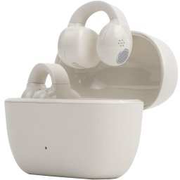 Casti Open-ear Sennheiser Accentum Clip, True wireless, Bluetooth 6.0, Multipoint, Autonomie 36h, IP54, Cream