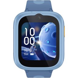 Ceas inteligent pentru copii TCL Movetime Kids Watch MT48, 1.68", 4G, GPS, IP68 2ATM, Camera 2MP, Albastru Galactic