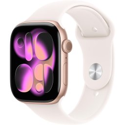Smartwatch Watch Series 11, smartwatch rose gold, aluminum, 46 mm, sport band pale pink M/L, cellular