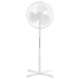 Ventilator cu picior Platinet 40W, 120 cm, 3 viteze, alb