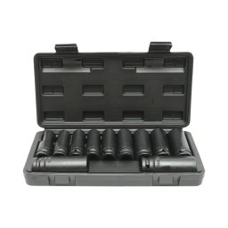 Trusa chei tubulare de impact lungi 10-24 mm, 1/2 inch, 11 piese Breckner