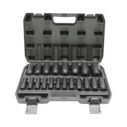 Trusa chei tubulare de impact lungi 10-38 mm, 1/2 inch, 20 piese Breckner