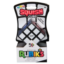 Cub Rubik Squish flexibil oficial, puzzle logic multicolor 8+ ani