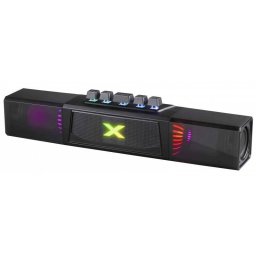 Soundbar Wireless Defender Xeno 20W Iluminare LED Bluetooth Baterie 2400mAh Negru