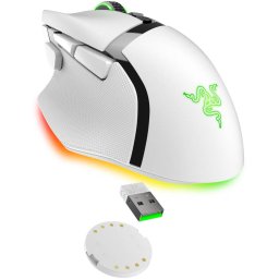 Mouse Razer Gaming Wireless Basilisk V3 PRO 30k DPI USB Alb