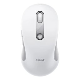 Mouse Optic Baseus F02 PC Bluetooth B0203202 800/1200/1600DPI Silent Click Alb