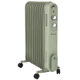 Calorifer electric Fram FOH-YR11GR, 11 elementi, 2500 W, 3 trepte, protectie la supraincalzire, verde