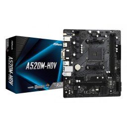 Asrock A520M-HDV AMD A520 Mufă AM4 micro-ATX