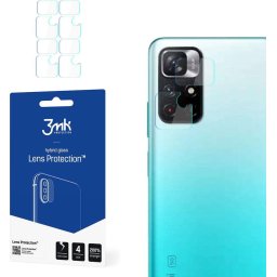 Szkło x4 na kamerę obiektyw 3mk Lens Protection do Xiaomi Redmi Note 11 5G