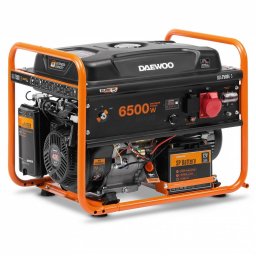 GDA7500E-3 6.5 kW, 15 HP, 30 l,17 h, Benzina, Orange, Black