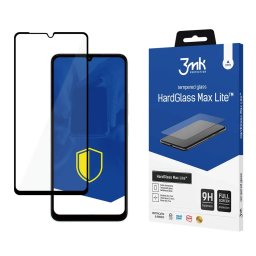 Sticla securizata 3mk HardGlass Max Lite pentru Xiaomi Redmi 13C / Poco C65, 9H, Margine neagra