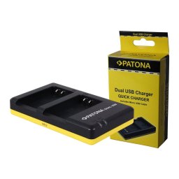 Patona Dual incarcator pentru Nikon ENEL20 EN-EL20 incl. Micro-USB cabel