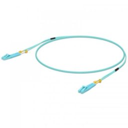 Patch Cord Fibra Optica UBIQUITI UOC-3, Multi-Mode, OM3, Duplex LC/UPC - Duplex LC/UPC, 3 m, Blue
