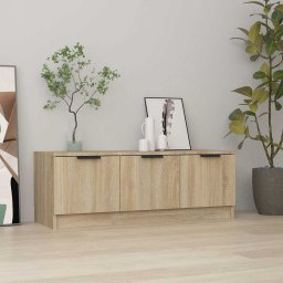 Comodă TV, stejar sonoma, 102x35x36,5 cm, lemn prelucrat