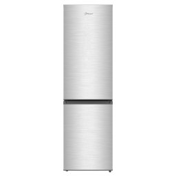 RESIGILAT - Combina frigorifica STARCREST SC-170IX-E, 170 L, Clasa E, Less Frost, Termostat reglabil, Iluminare LED, Suprafata Inox antiamprenta, Picioare ajustabile, Usi reversibile, H 151.8 cm, Inox